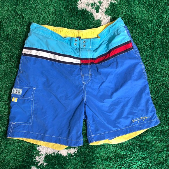 Tommy Hilfiger Blue Multi Swimming Shorts